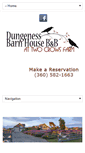 Mobile Screenshot of dungenessbarnhouse.com